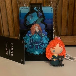 Loungefly Brave Cardholder and keychain set
